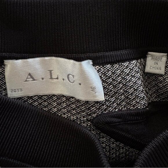 ALC Black and white Skater Mini Skirt Small - Picture 9 of 12